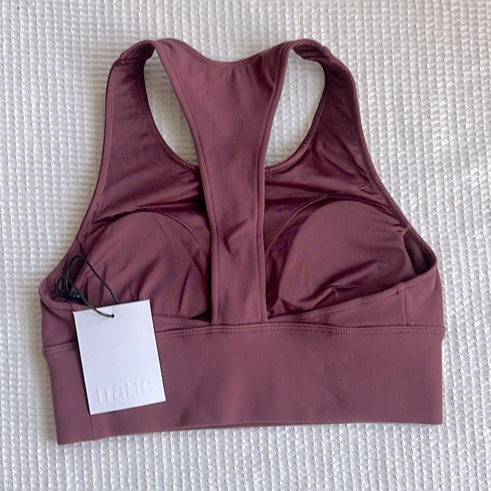 Nwt Italic Aura Racerback Women's Mauve Pink Sports Bra Sz Xs — image 3 of 4